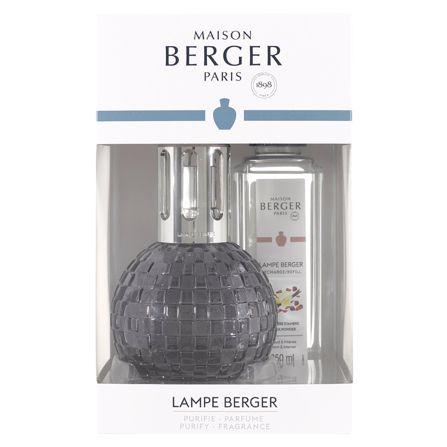 Coffret lampe Berger Disco Grise