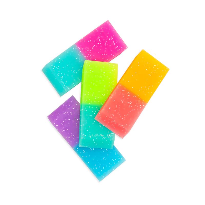 Gomme XXL à paillettes