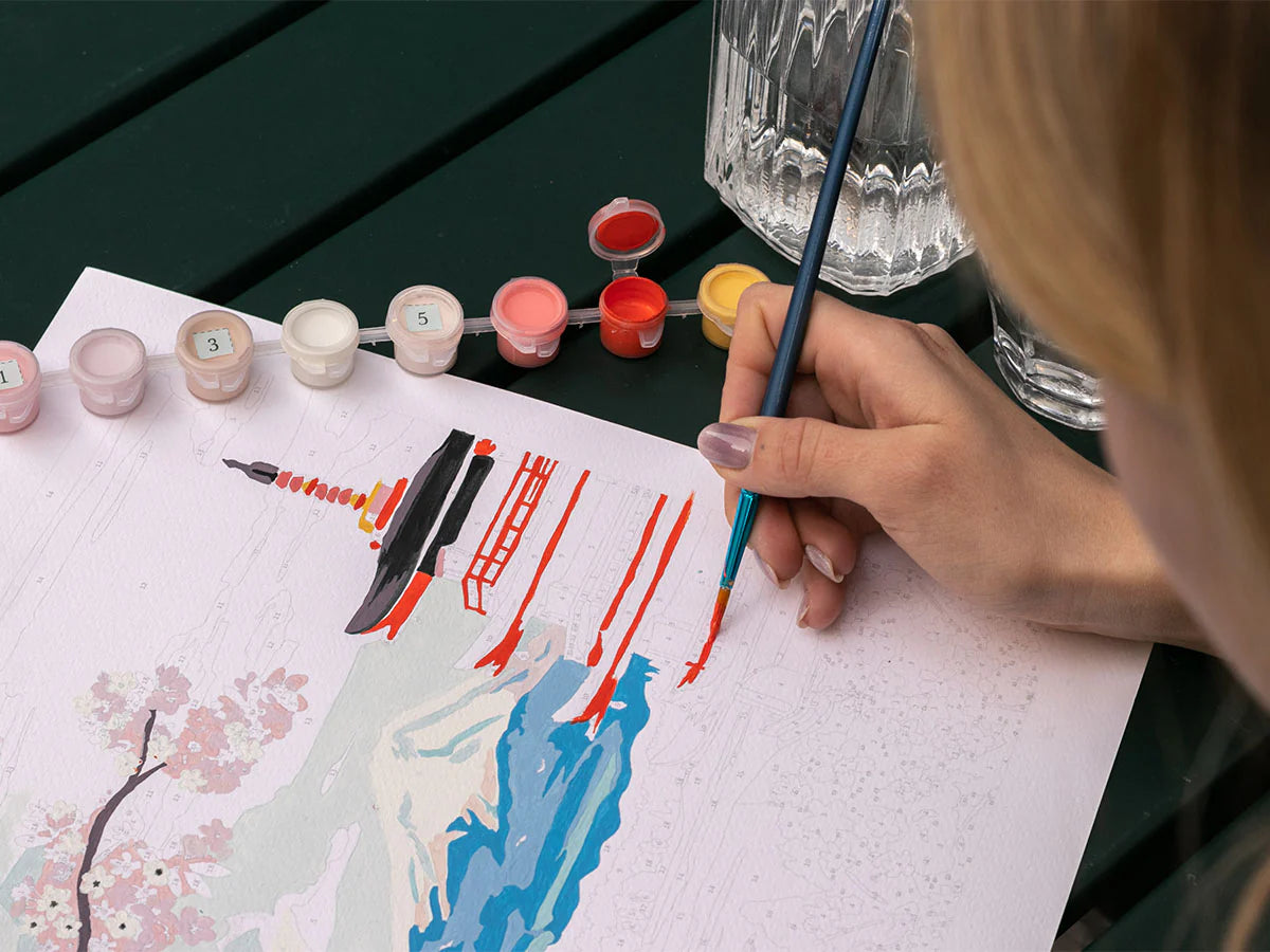 Peinture au numéro - Mont Fuji