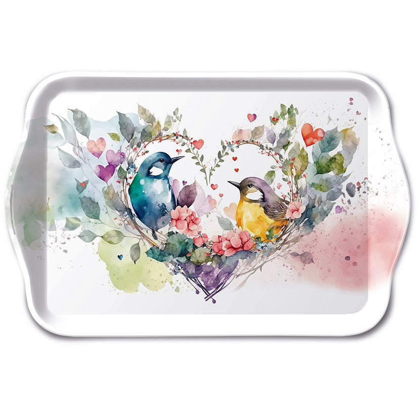 Mini plateau Loving birds