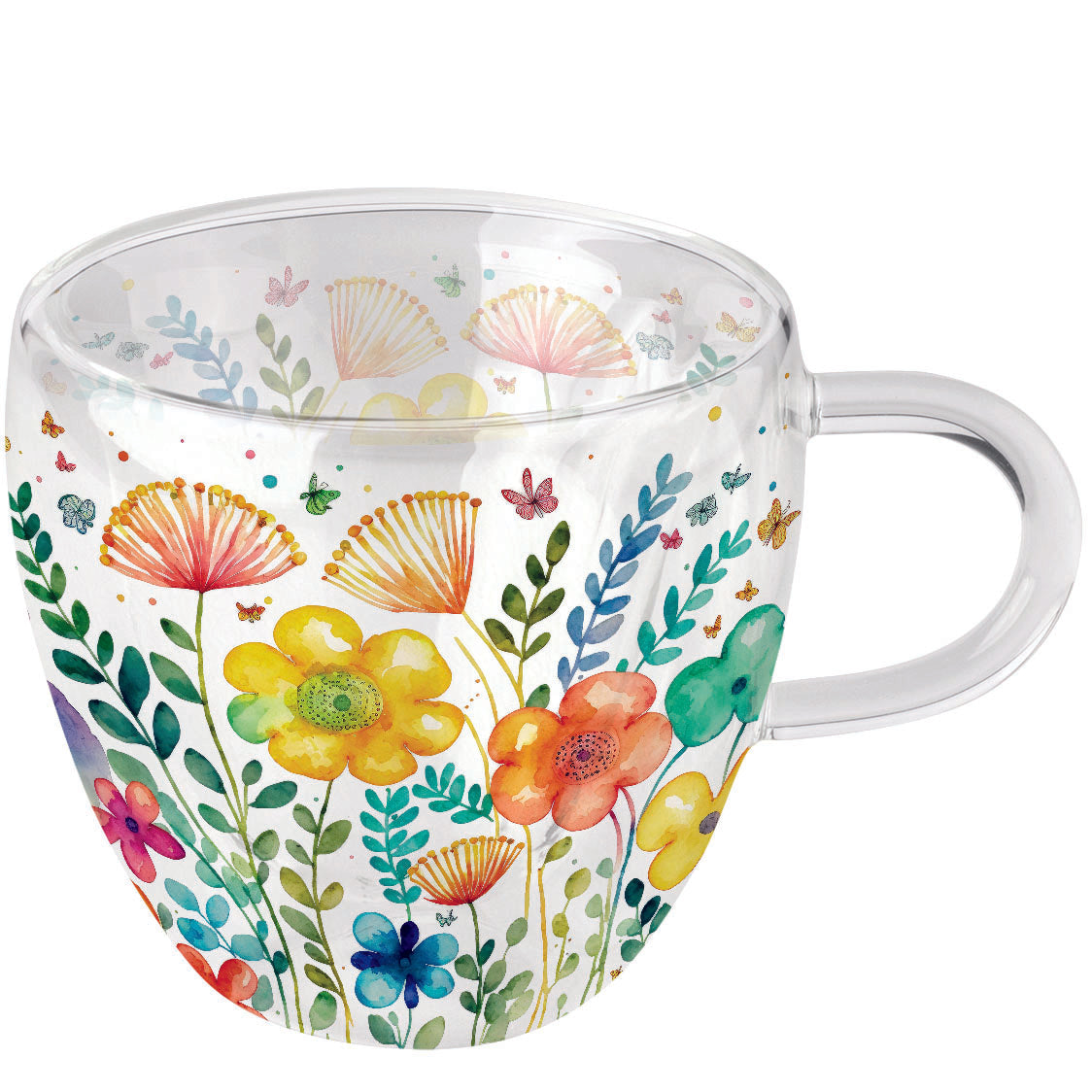Mug double paroi Jardin Eclatant