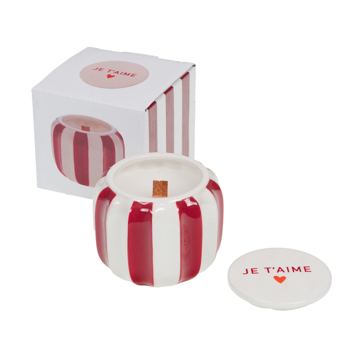 Bougie décorative "Je t'aime"