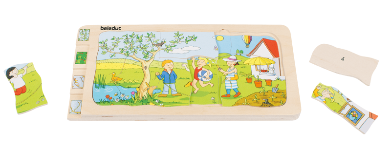 Puzzle multiniveaux "4 saisons"