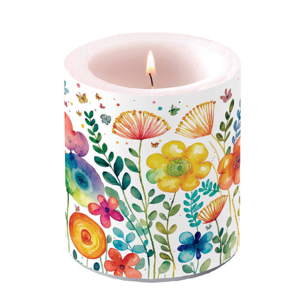 Bougie Taille M Jardin Eclatant