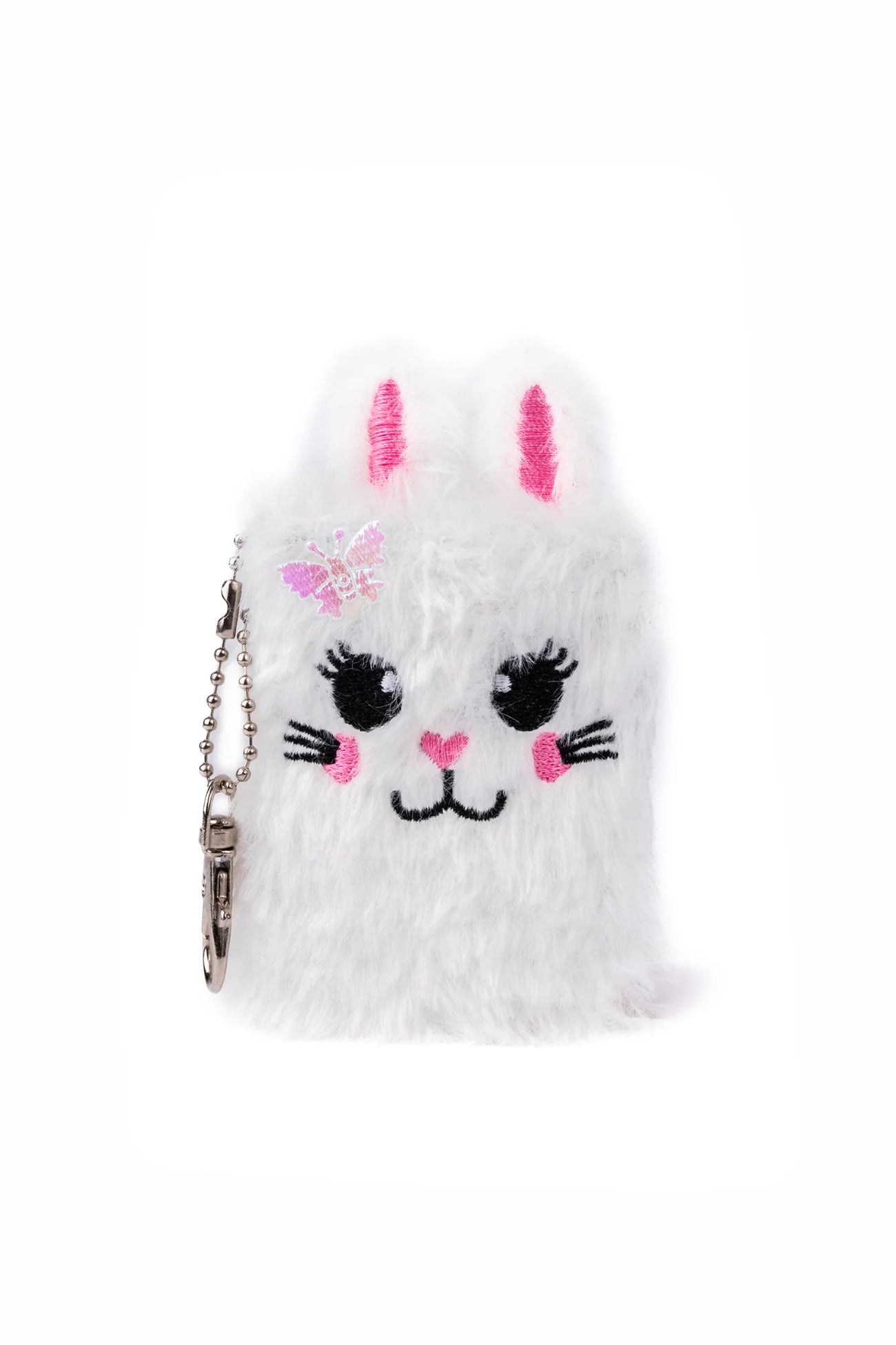 Mini carnet peluche porte clés - Modèle aléatoire