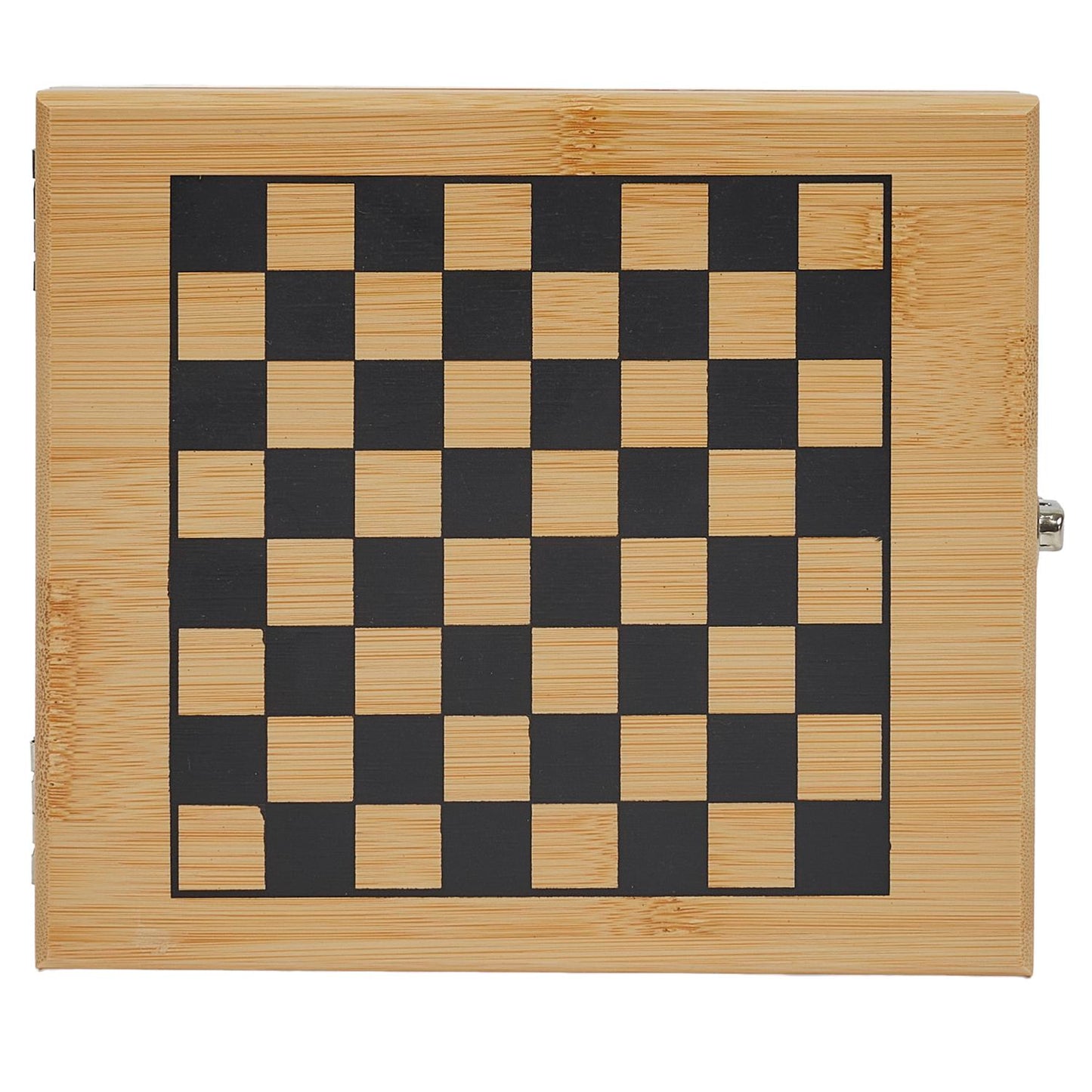Coffret Vin et Jeu Echec en bambou