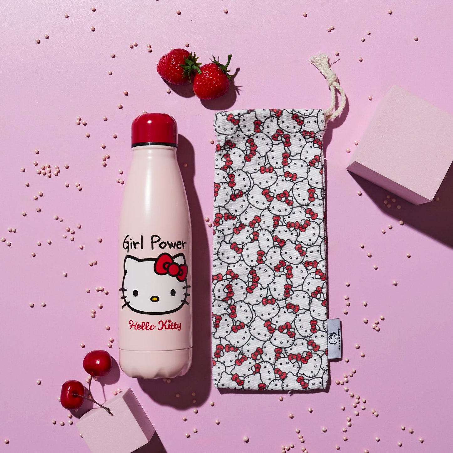 Coffret bouteille isotherme Hello Kitty