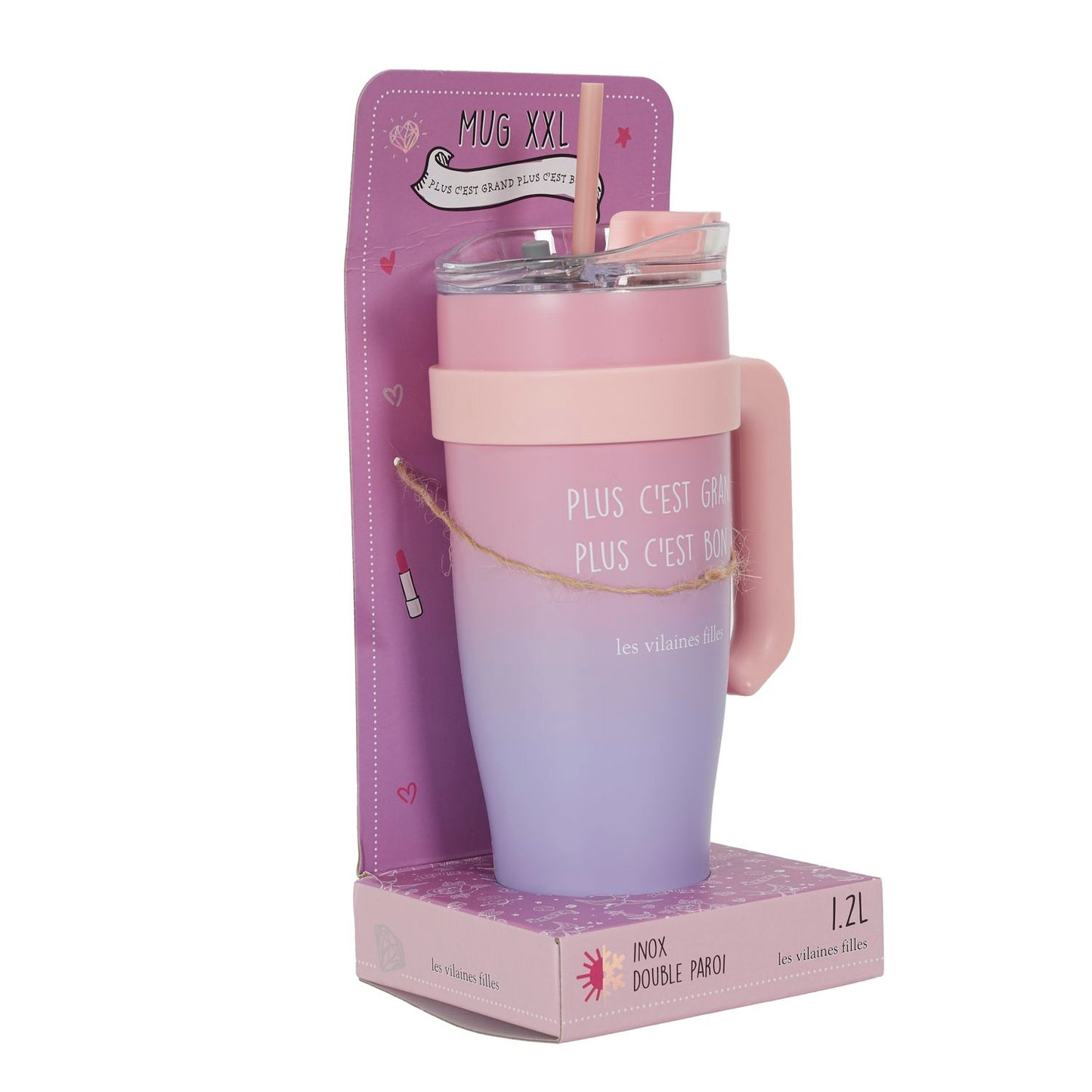 Mug XXL "Plus c'est grand plus c'est bon"