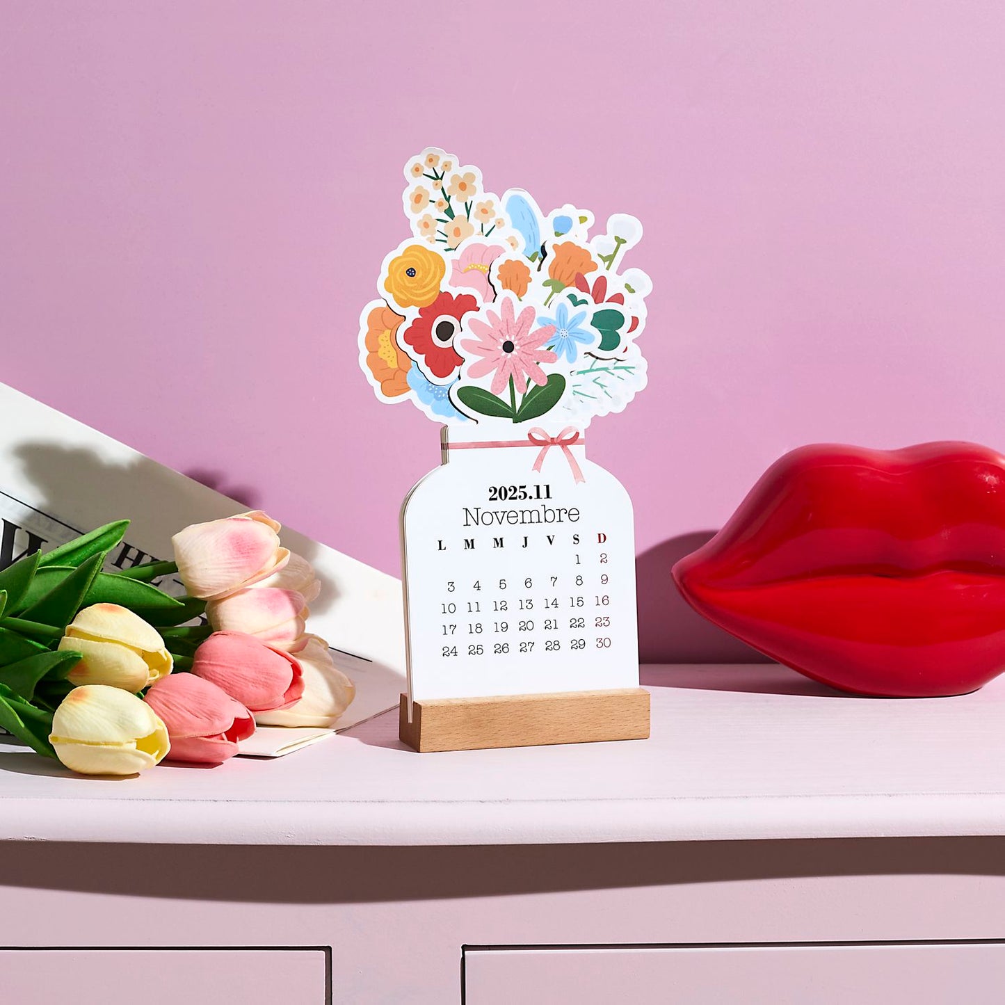Calendrier Bouquet Bloom 2026