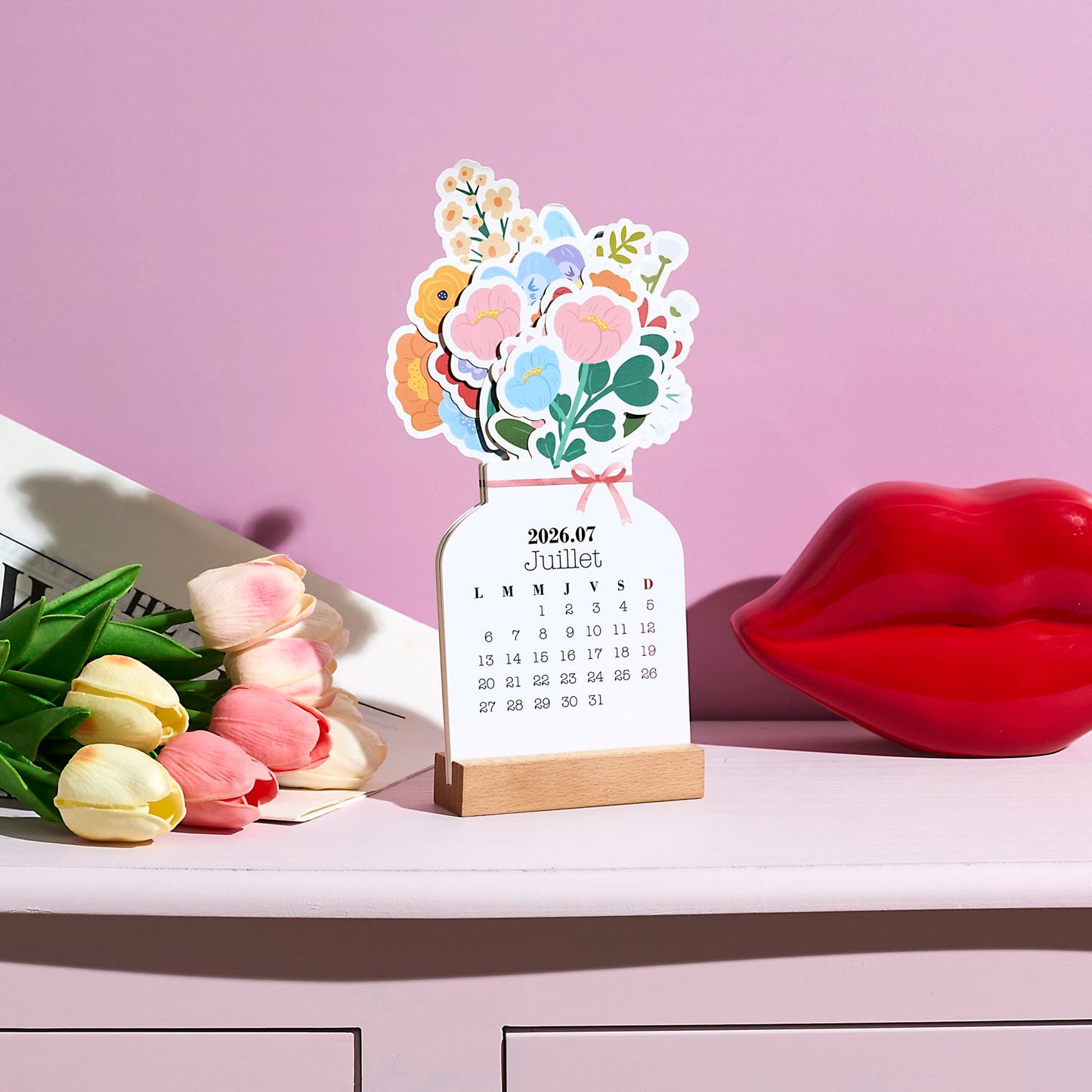 Calendrier Bouquet Bloom 2026