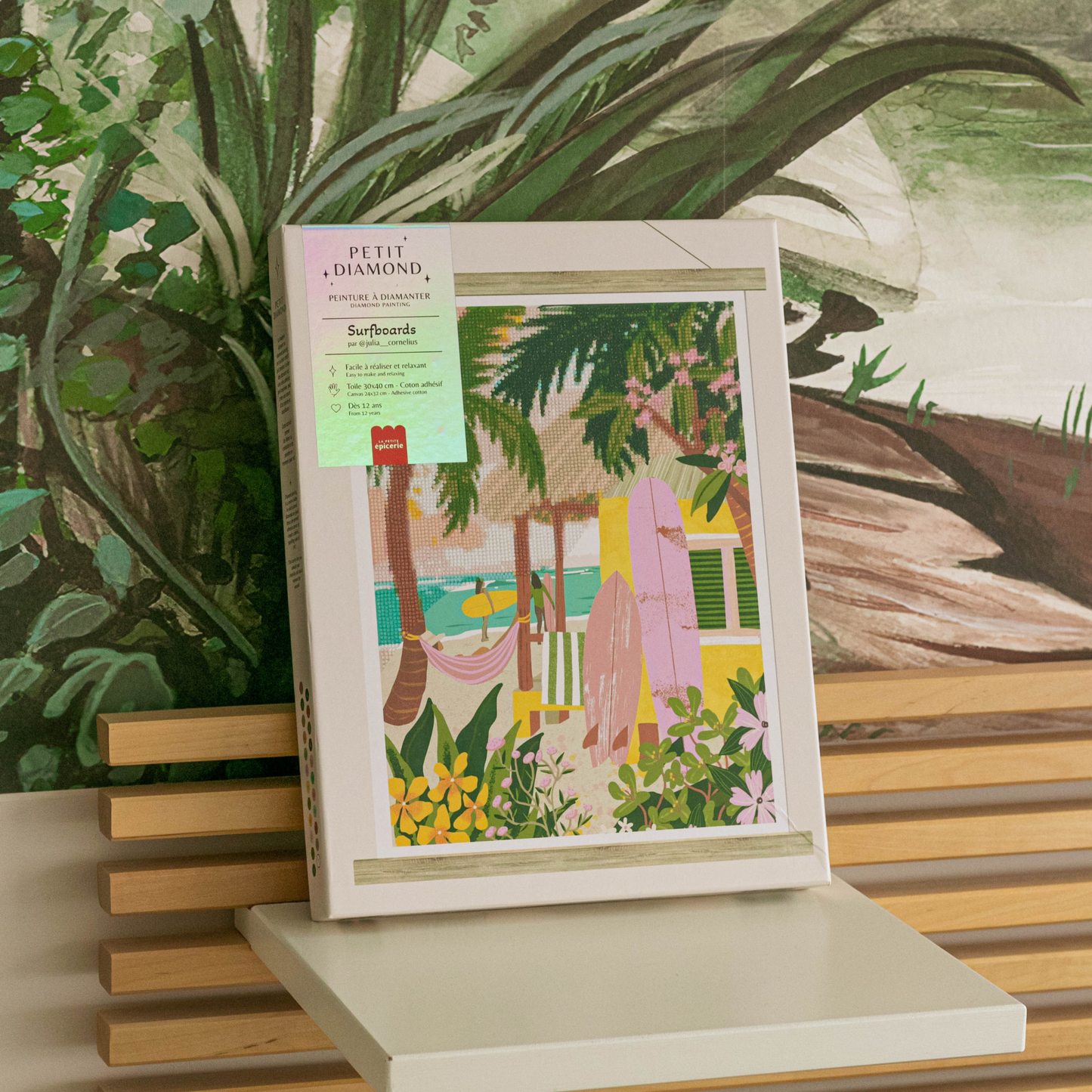 Diamond Painting Surfboards