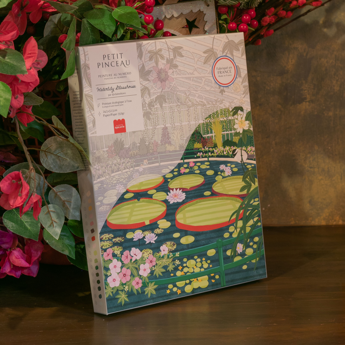 Coffret peinture au numéro - Waterlily Glasshouse