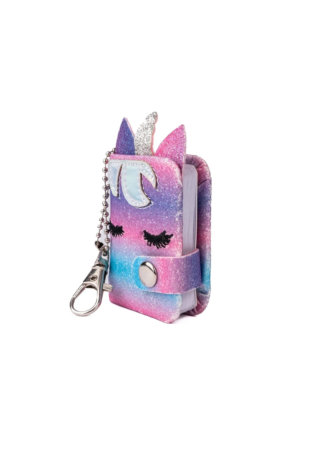 Mini carnet paillettes porte clés - Modèle aléatoire