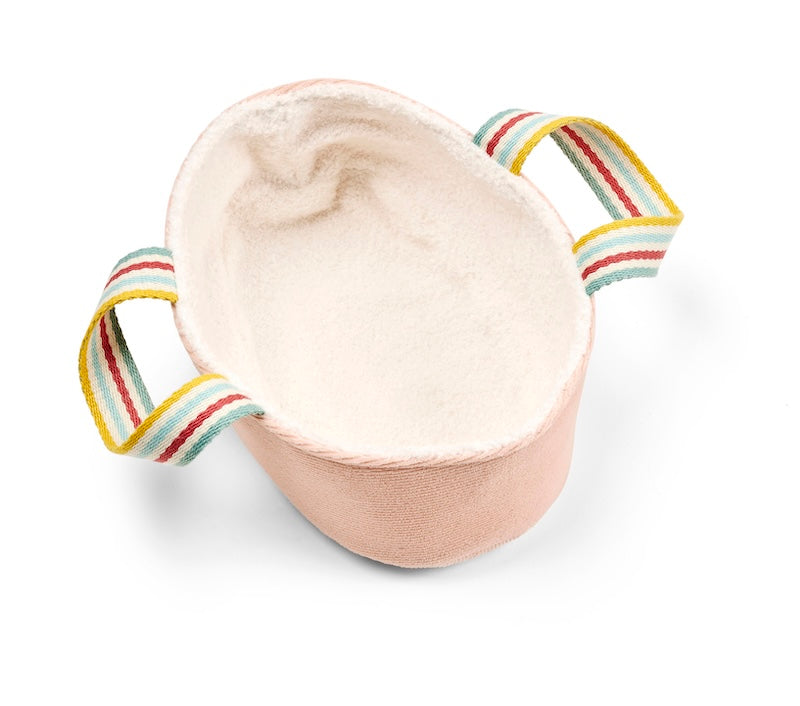 Poupée en tissu Misha et son couffin - 21 cm