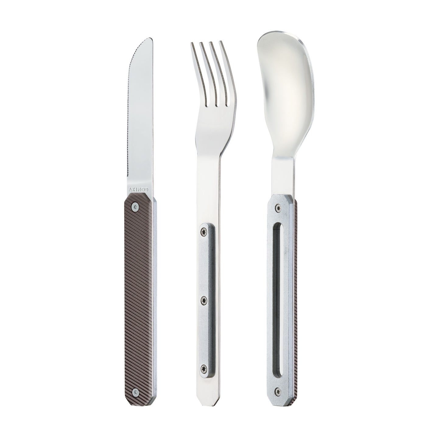 Couverts Droits Aluminium Gris foncé