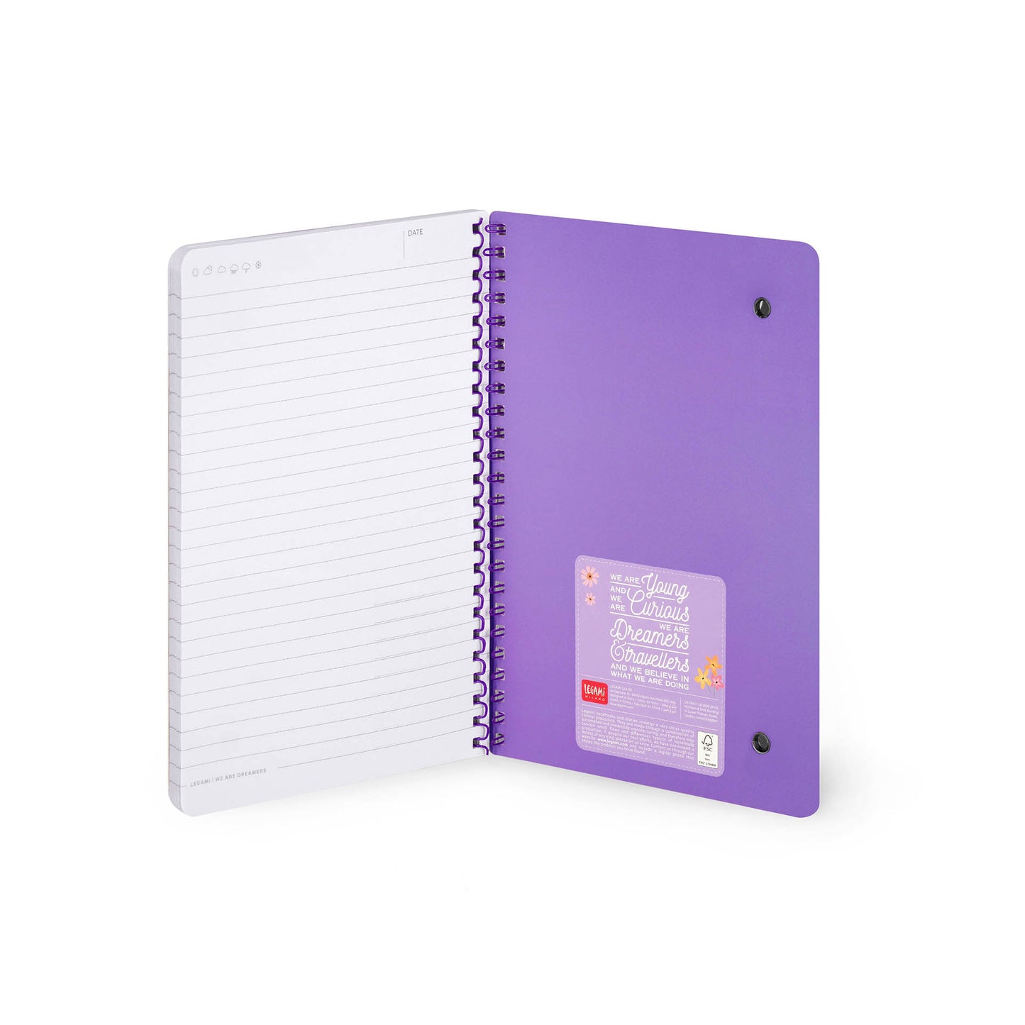 Cahier Ligné A5 à spirale - Divers Modèles