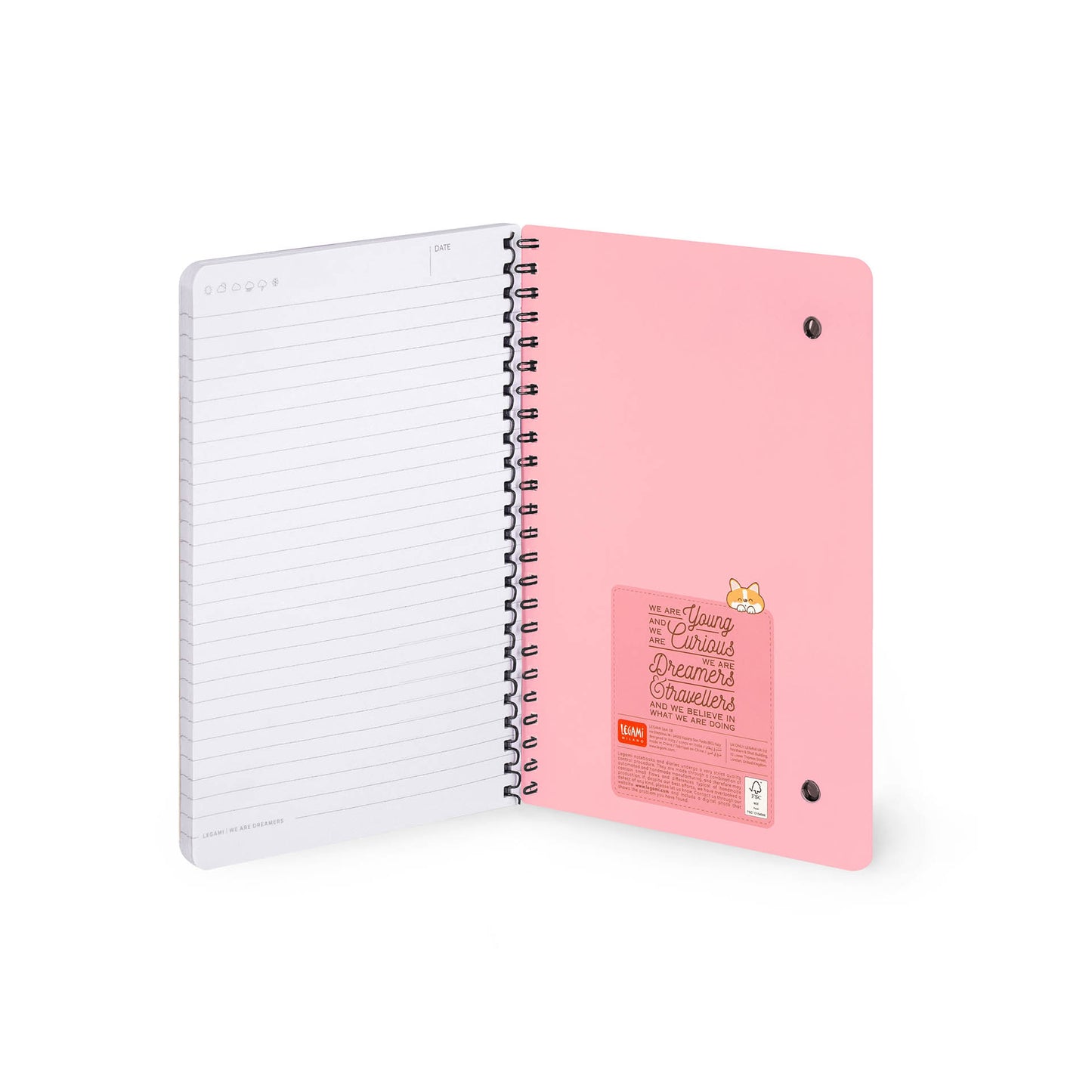 Cahier Ligné A5 à spirale - Divers Modèles