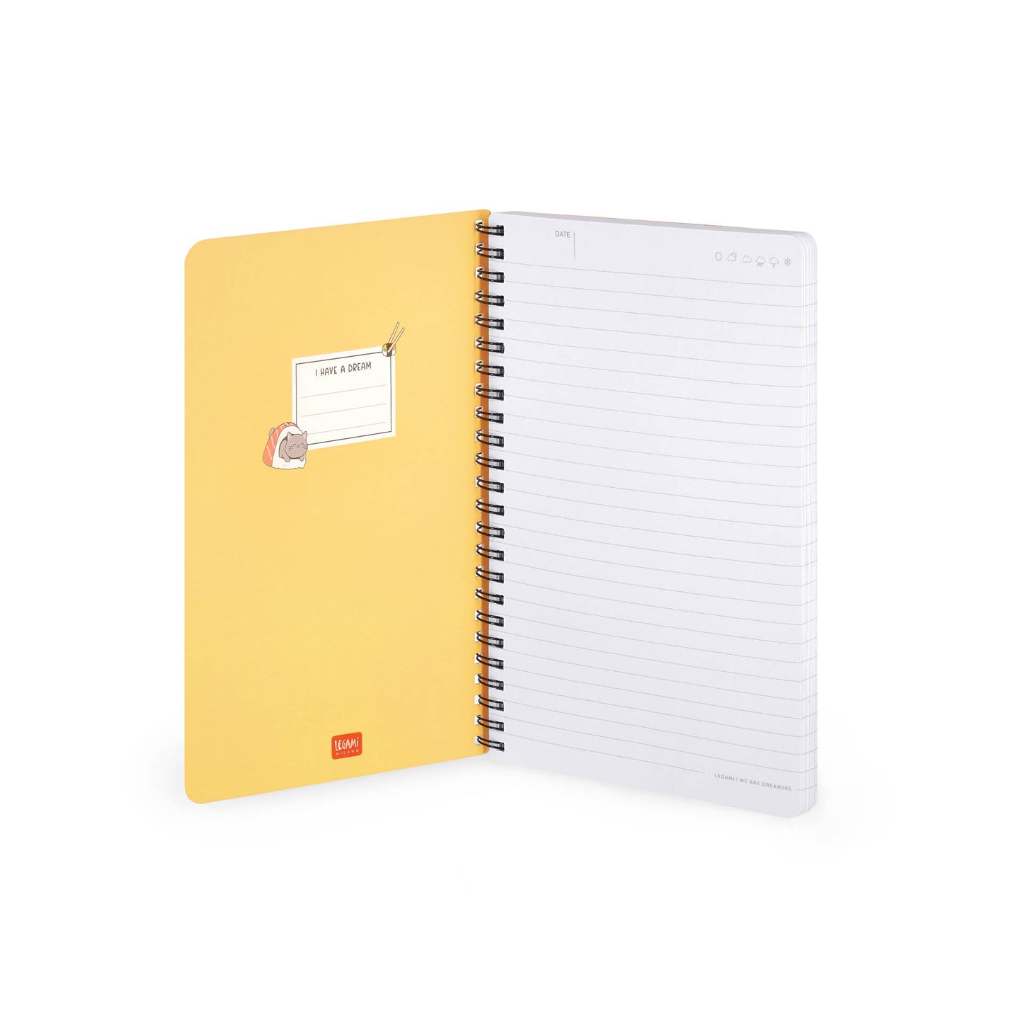 Cahier Ligné A5 à spirale - Divers Modèles