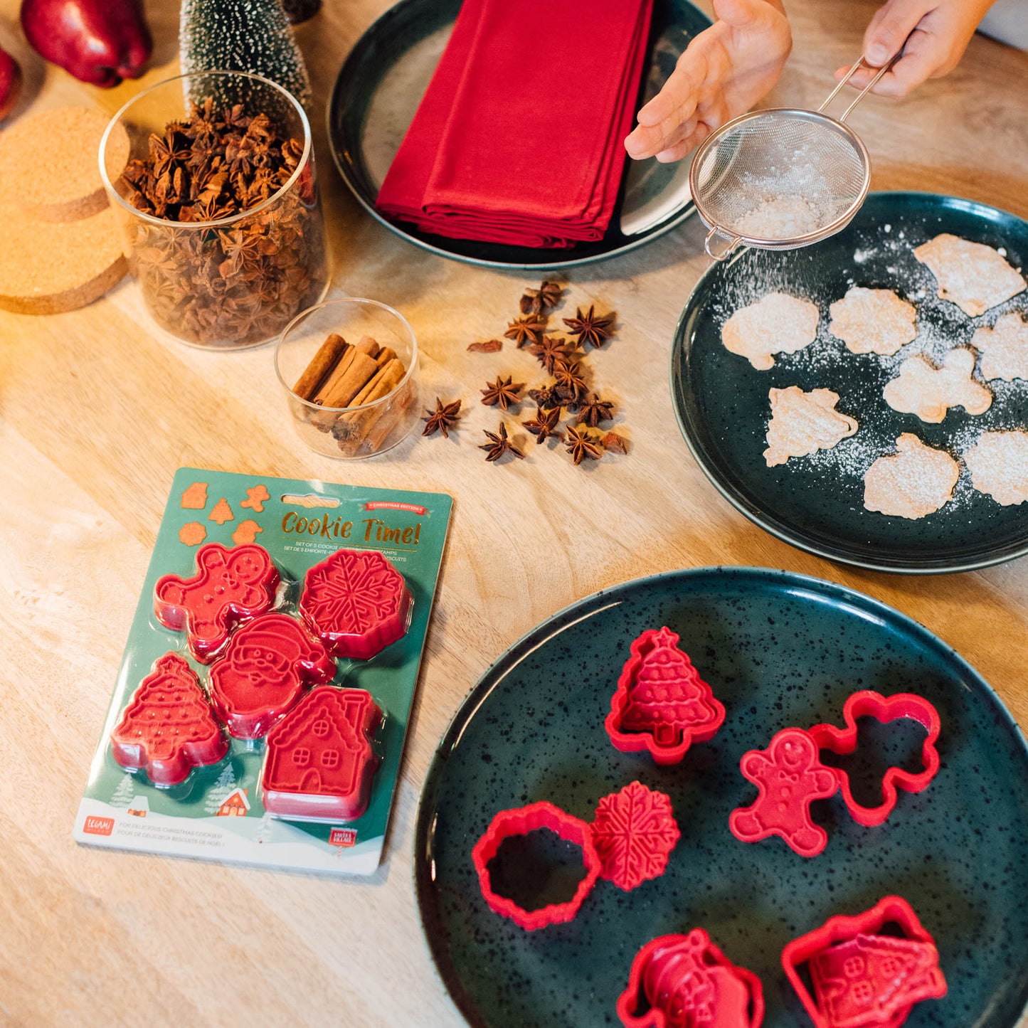 Set de 5 emportes pièce Noel - Cookie Time!