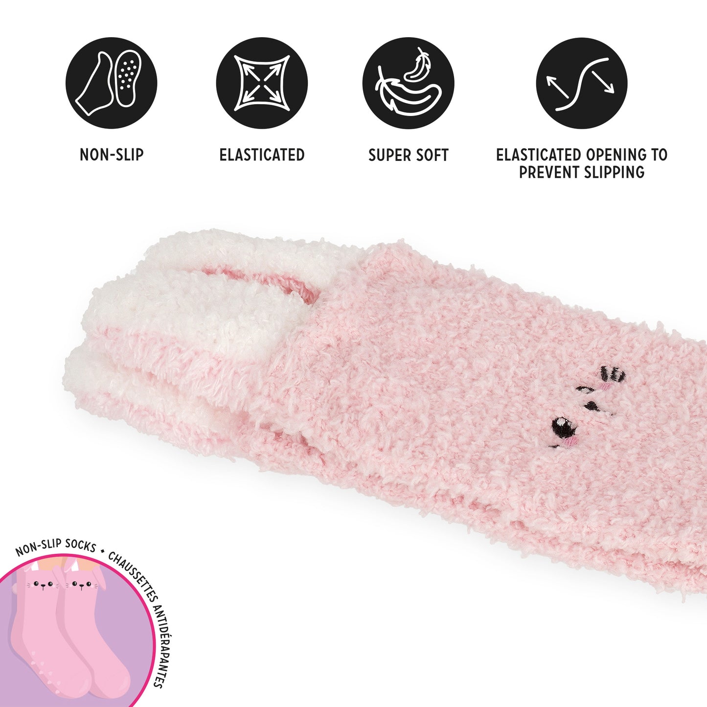 Chaussettes Antidérapantes Lapin ADULTE