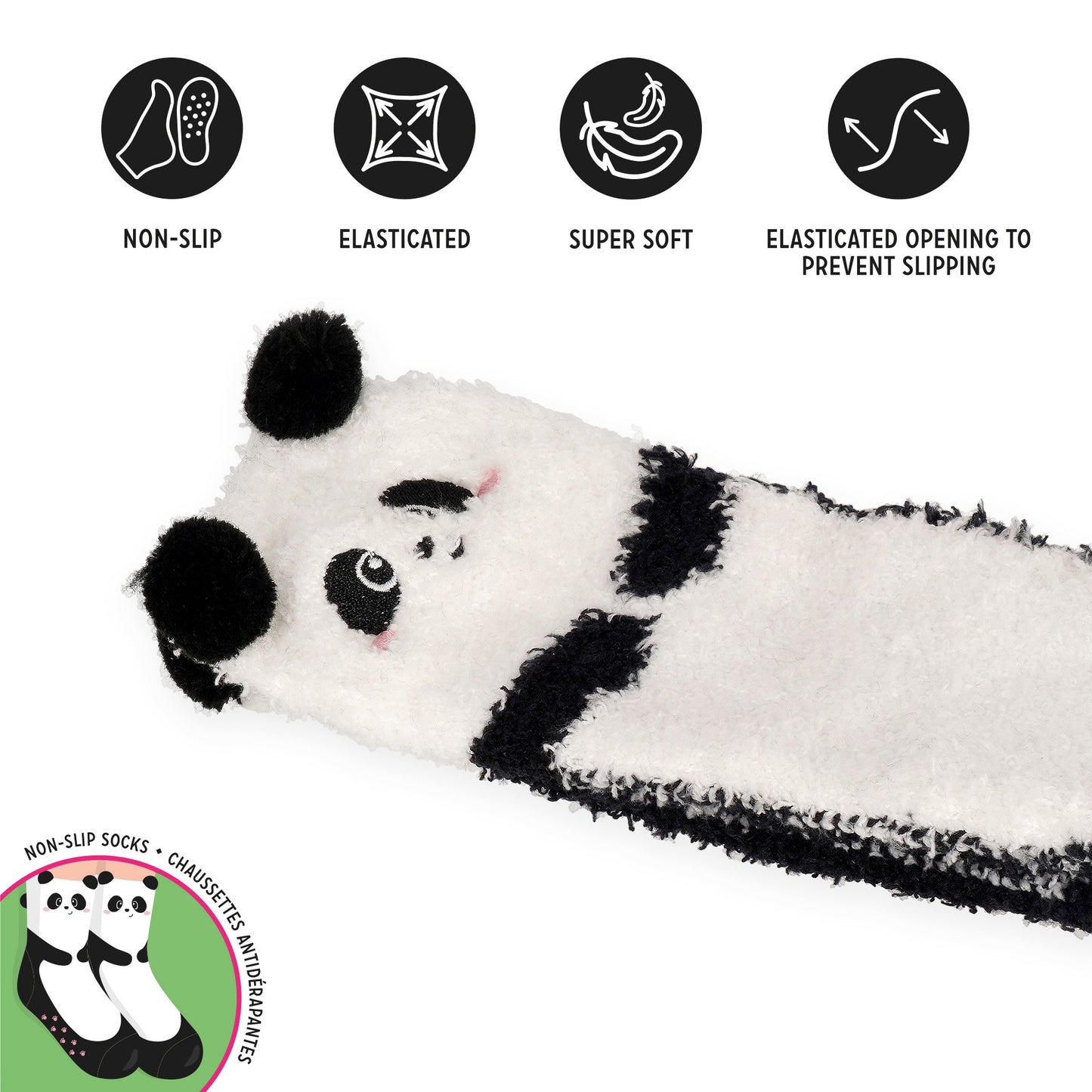Chaussettes Antidérapantes Panda ADULTE