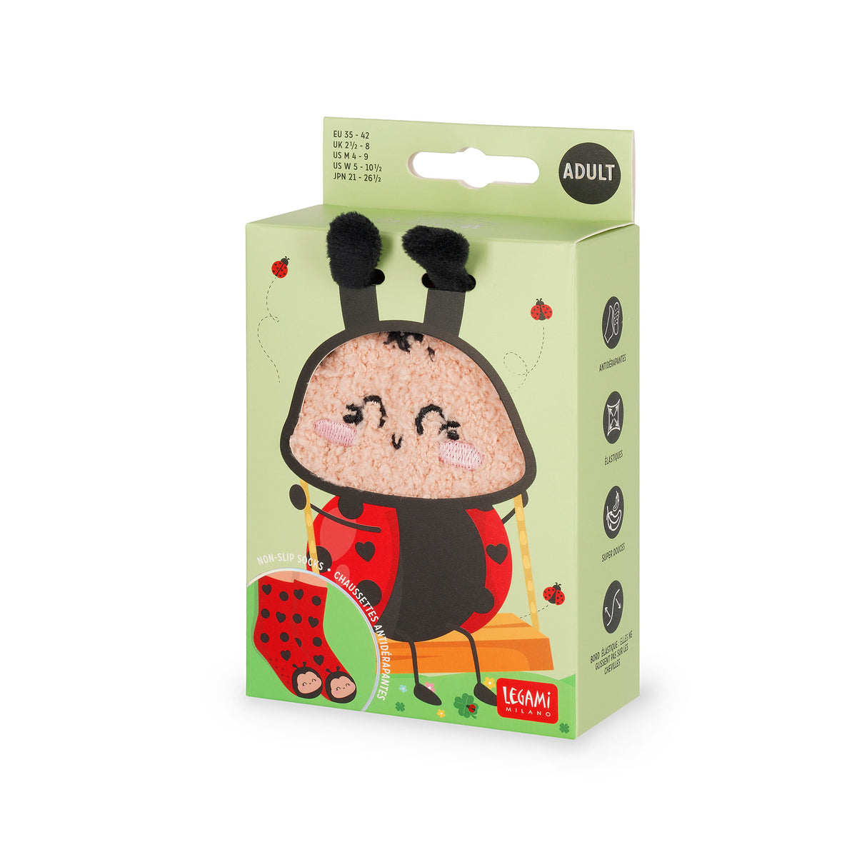 Chaussettes Antidérapantes Ladybug ADULTES