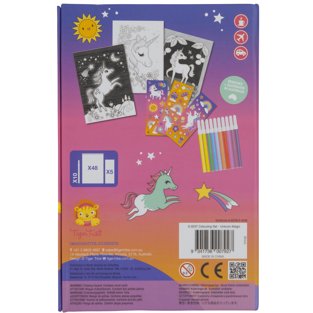Set de coloriage Magie des Licornes