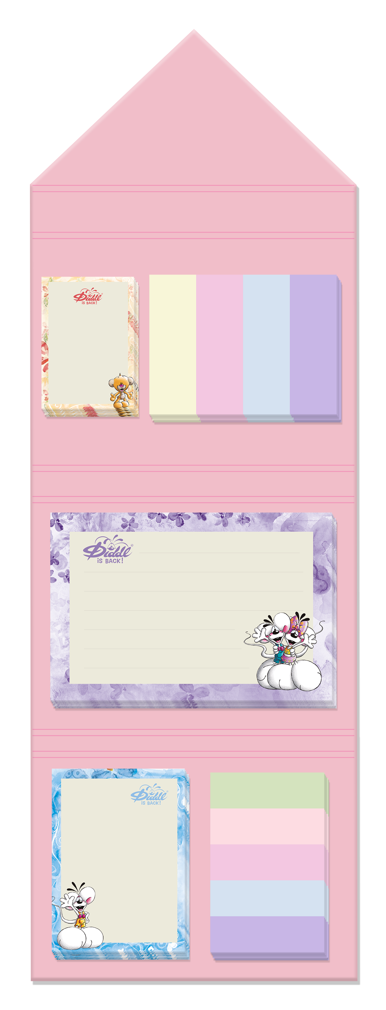 Set A5 notes autocollantes Diddl
