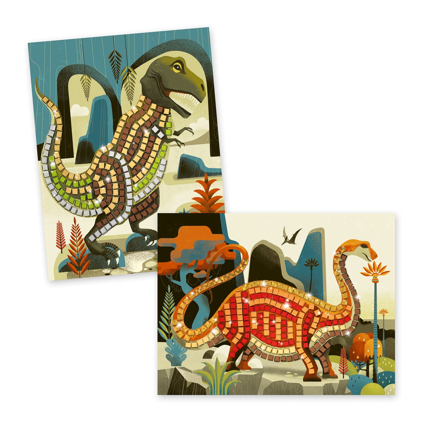 Mosaïque Dinosaures