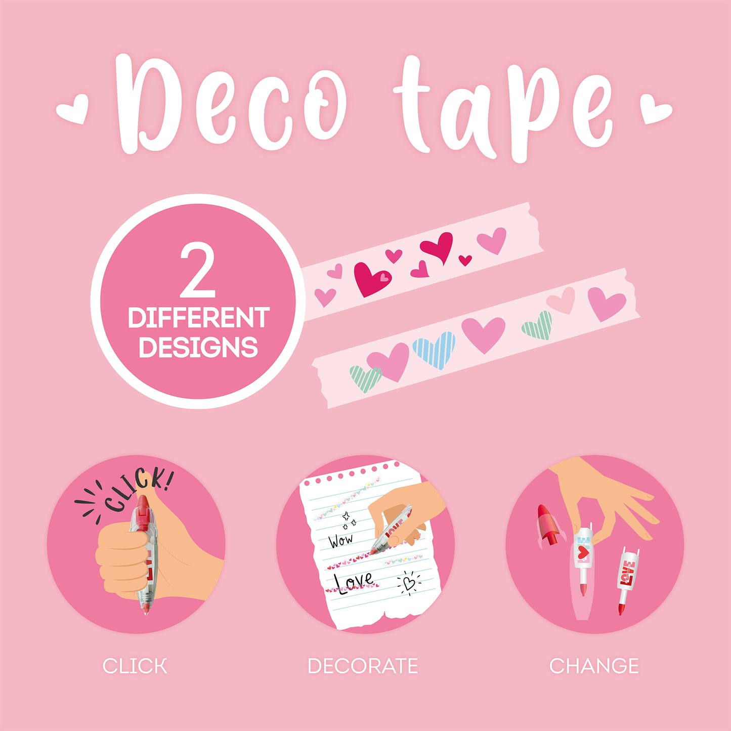 Stylo de Ruban Décoratif - Deco Tape