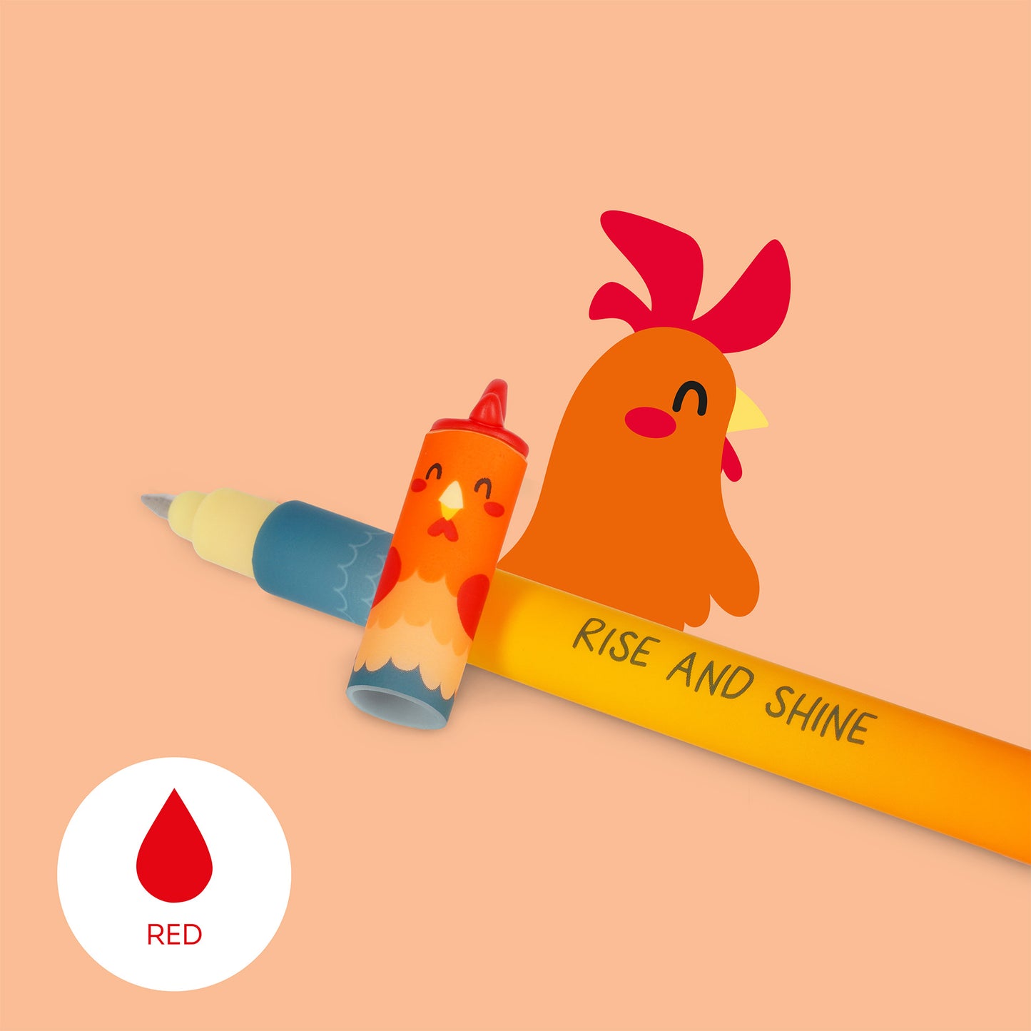 Set de 4 Stylos à Encre Gel Effaçable - Ferme