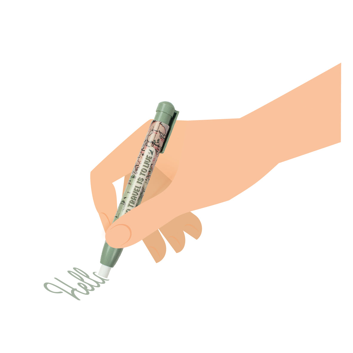 Gomme en Forme de Stylo - Voyage