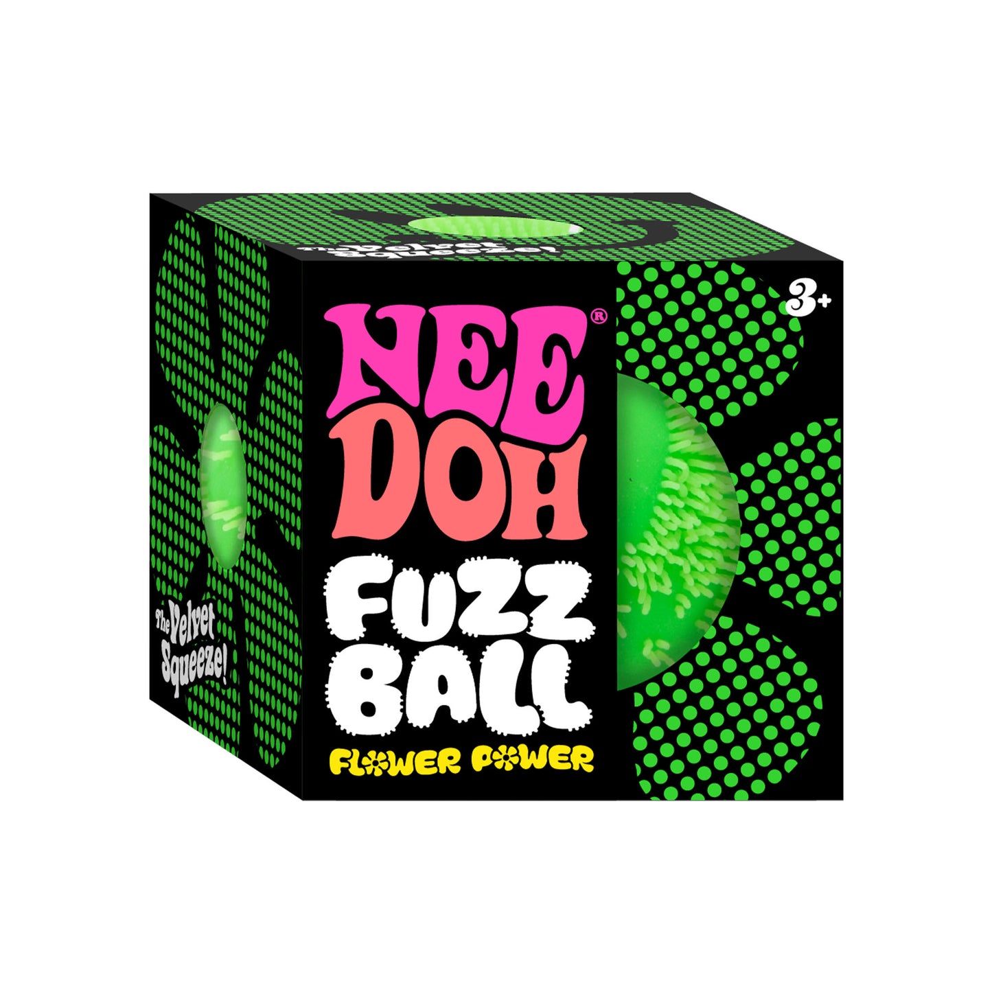Needoh Fuzz Ball Flower Power - Coloris Aléatoire