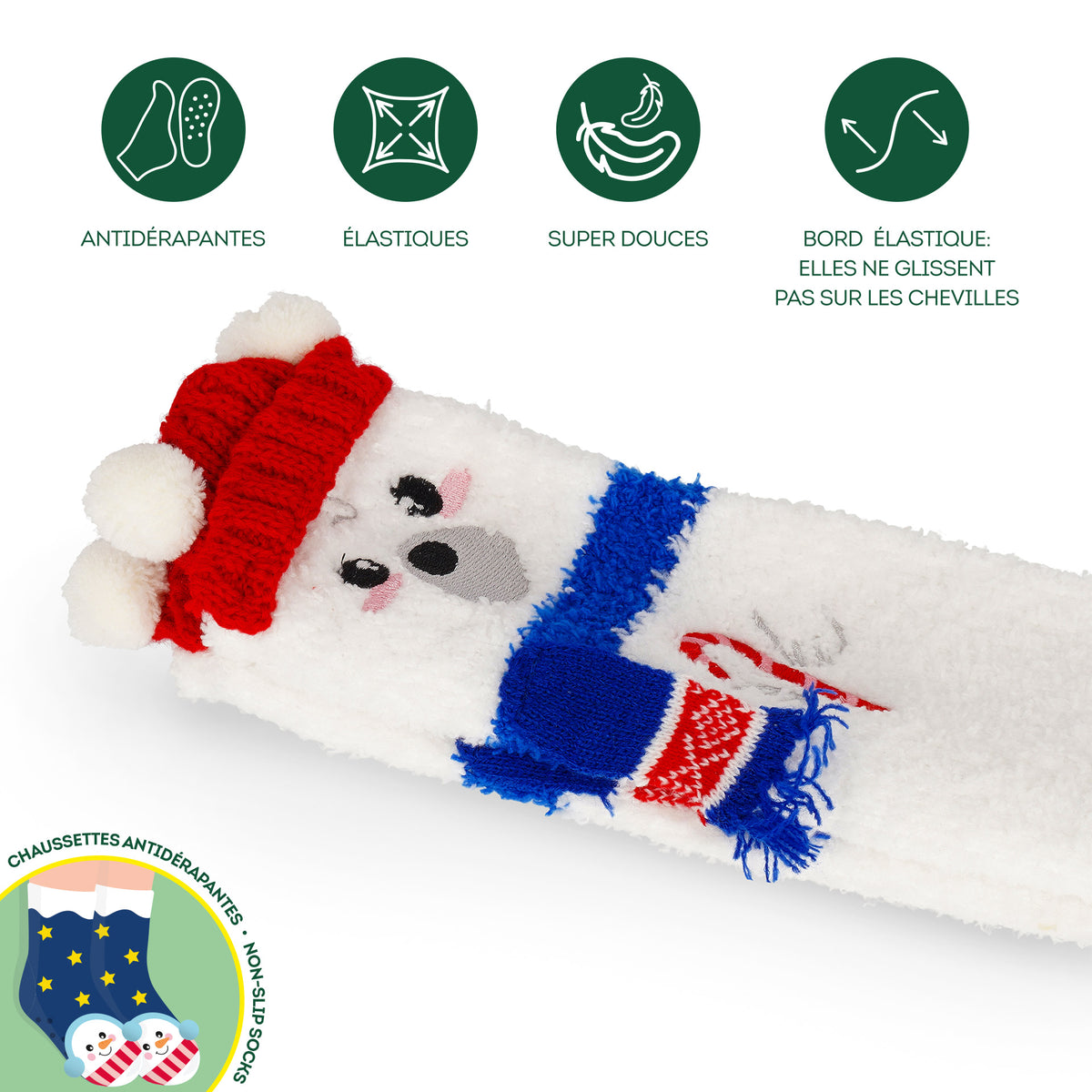Chaussettes Antidérapantes Noel ADULTE - Divers Modèles