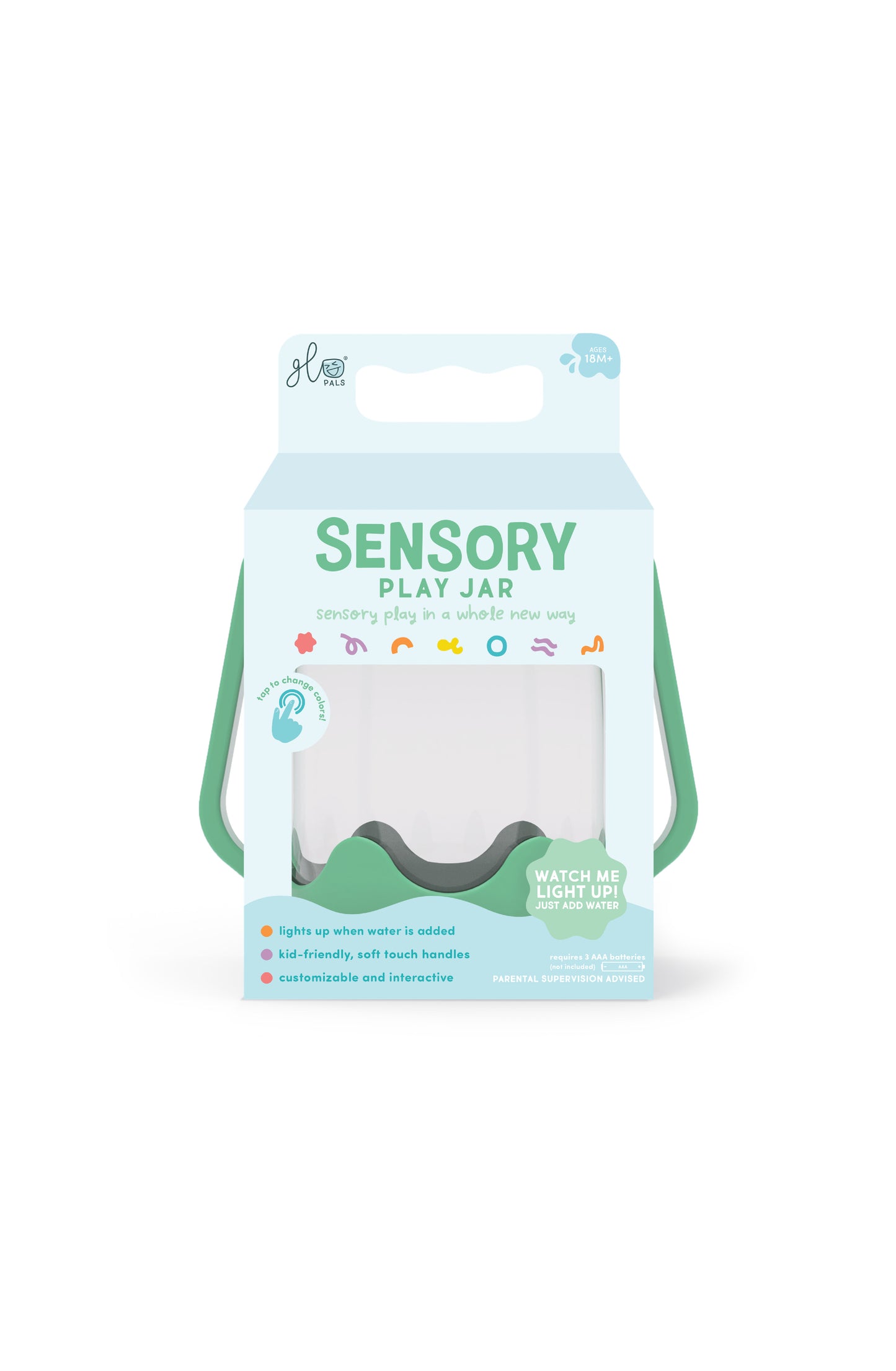 Jarre sensorielle vert