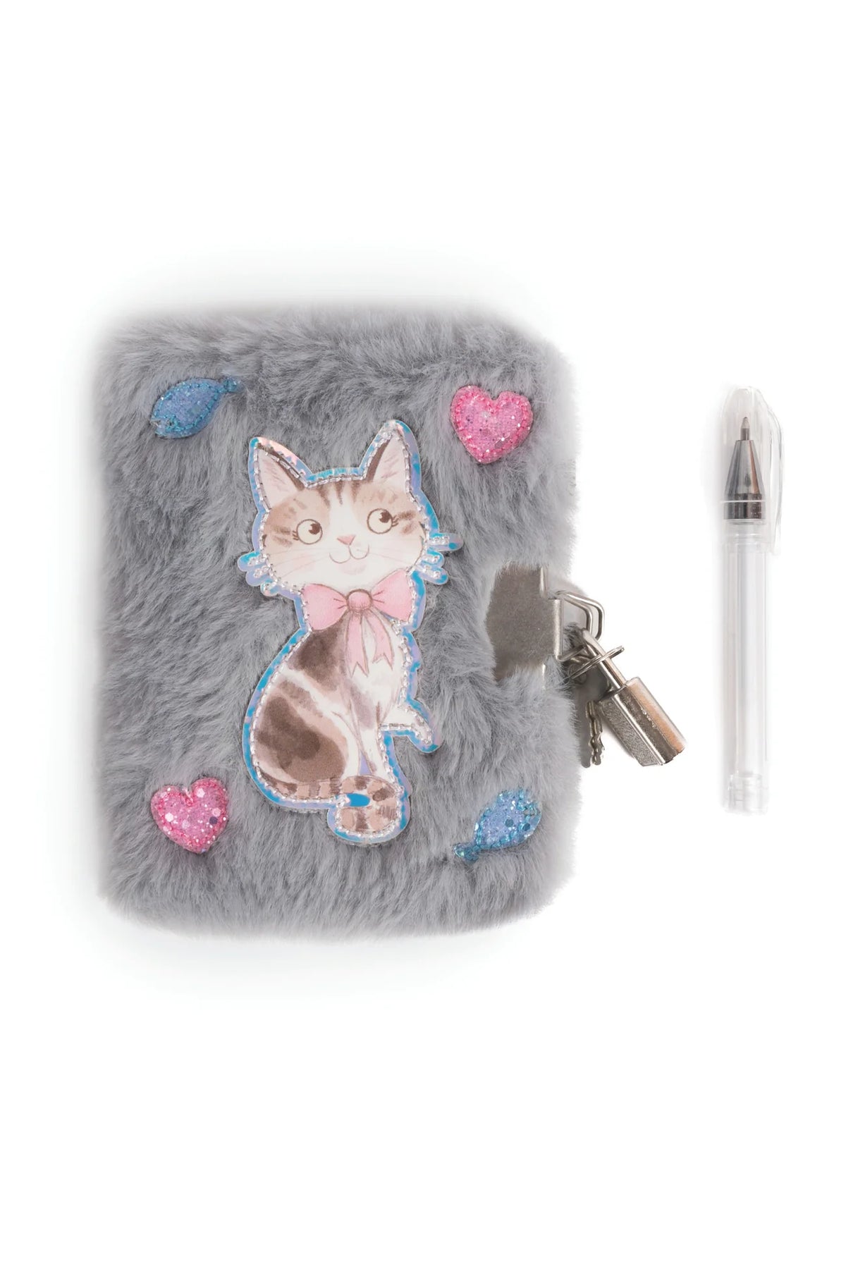 Petit Journal intime « Cuddle Cat » gris