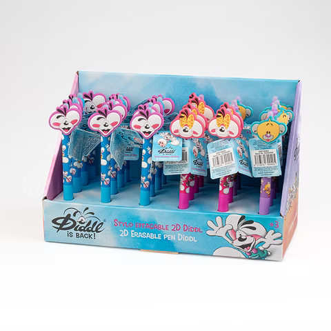 Stylo effaçable 2D Diddl - Divers Modèles