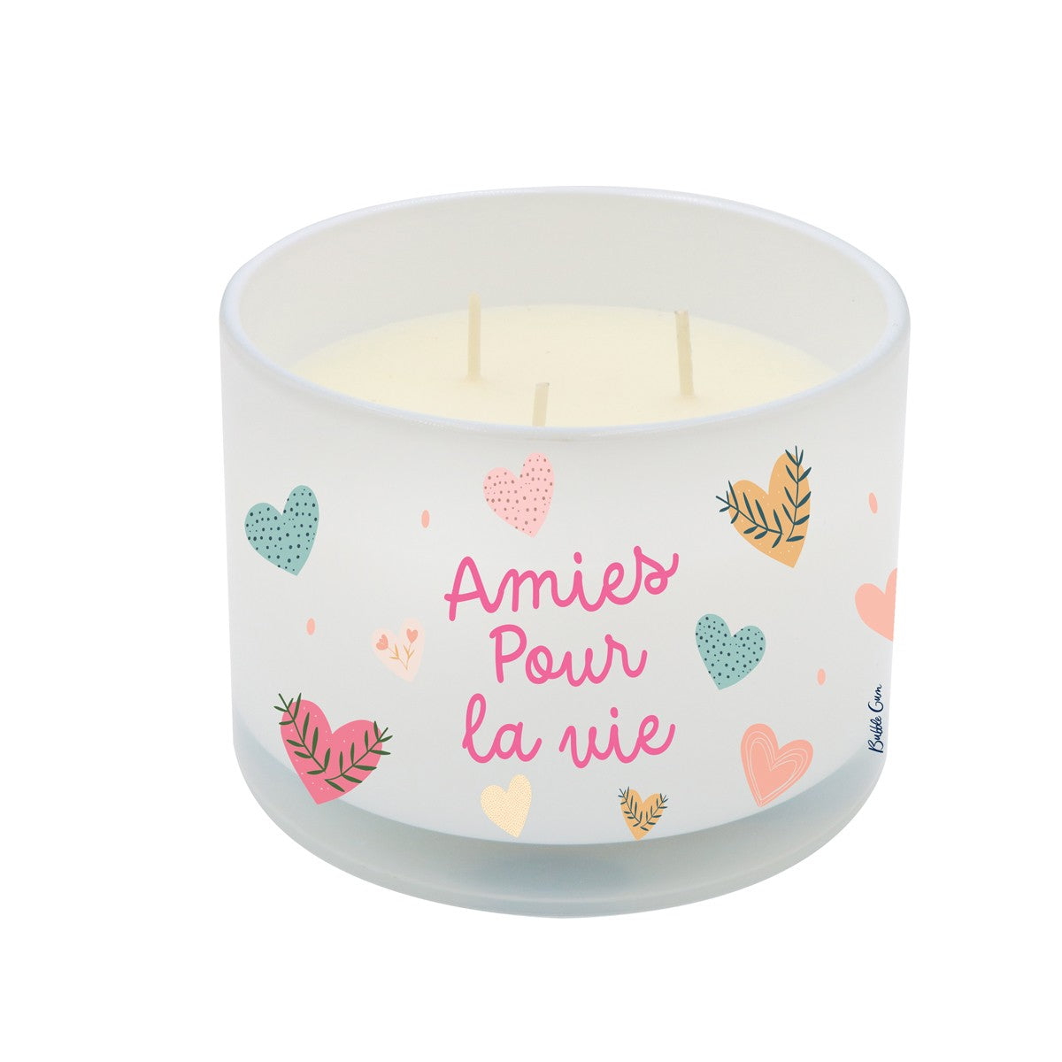 Bougie 3 Mèches - Amies Pour La Vie