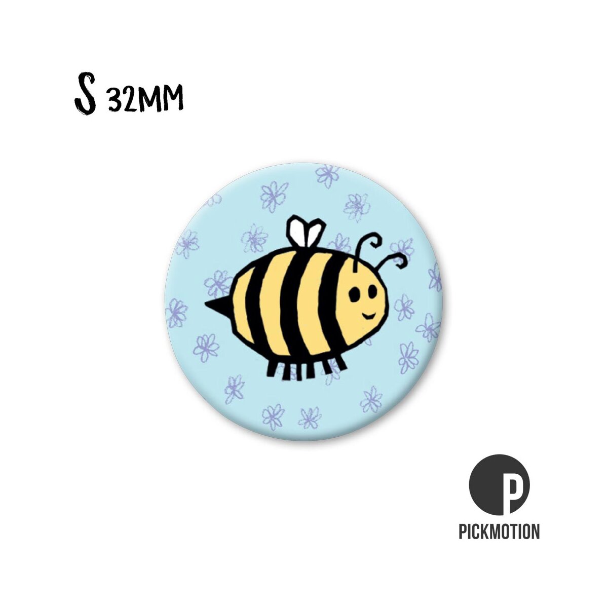 Magnet Taille S "Happy bee"
