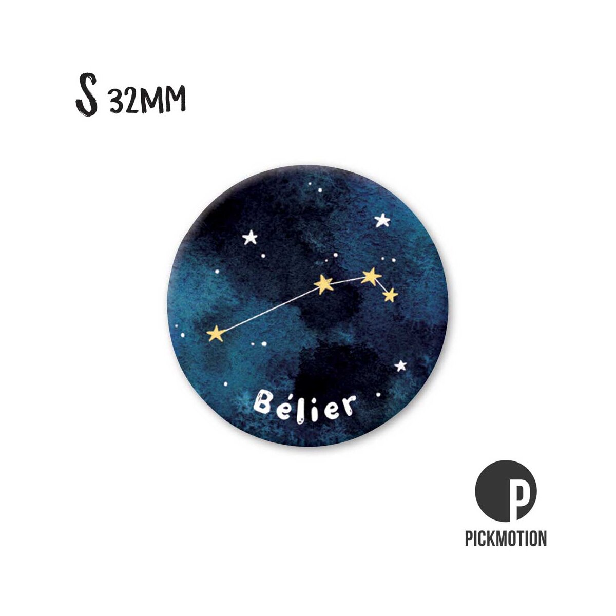 Magnet Taille S "Signe astro bélier"