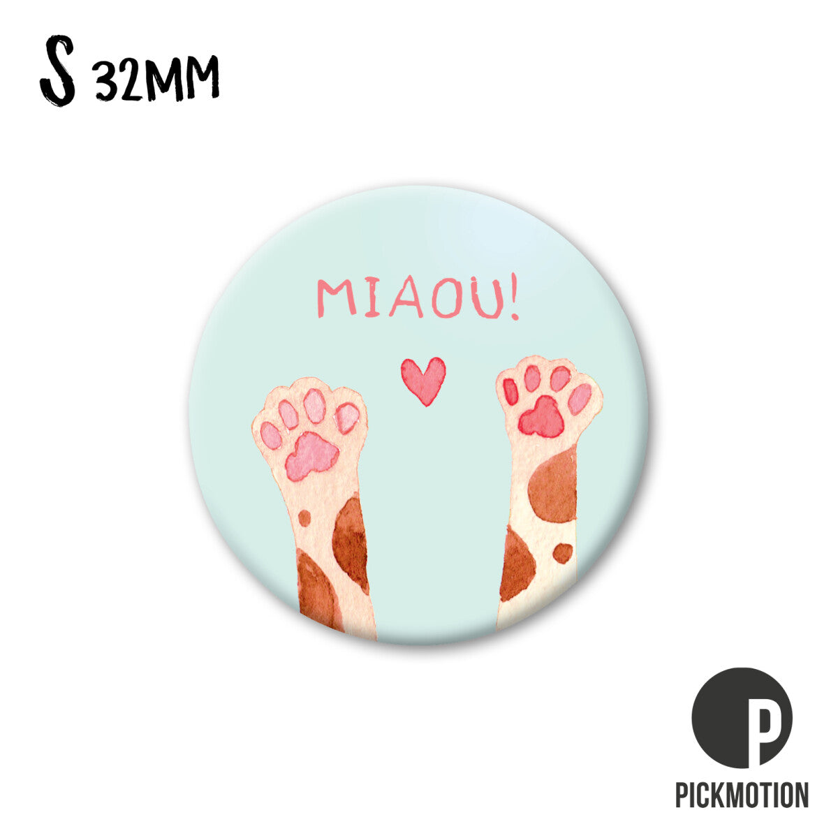 Magnet Taille S " Cat paws"