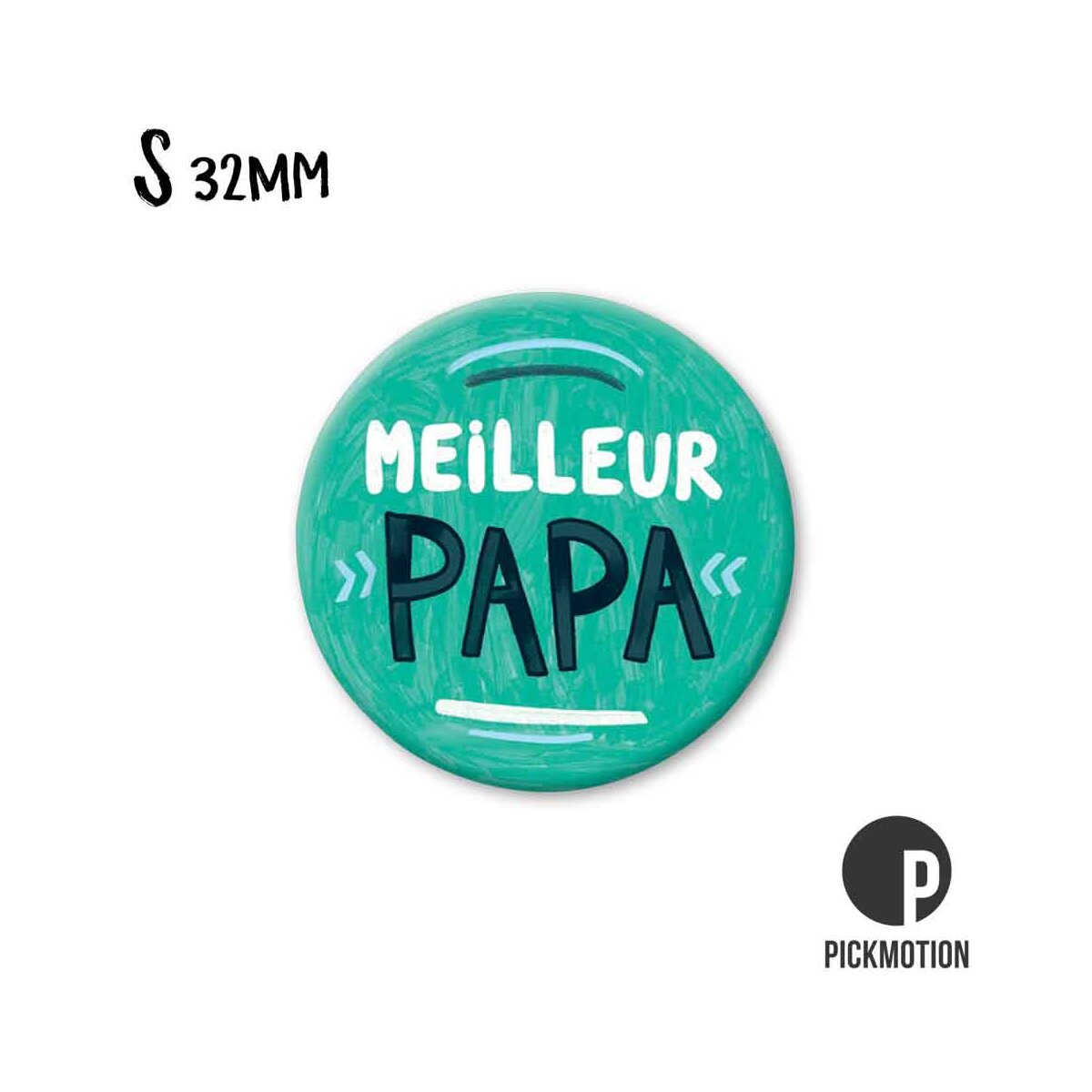 Magnet Taille S "Meilleur Papa"
