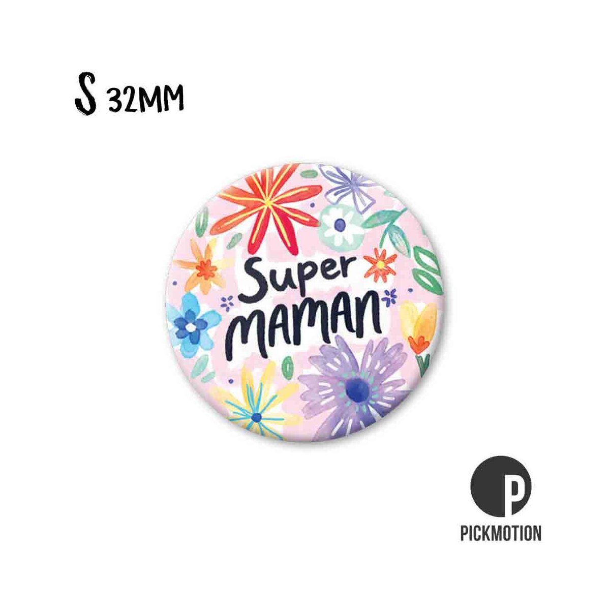 Magnet Taille S "Super Maman"