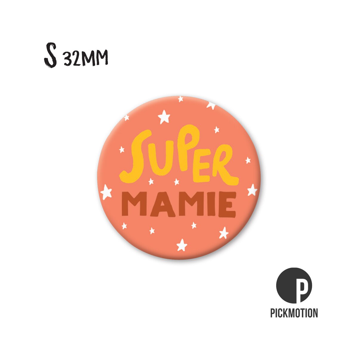 Magnet Taille S "Super Mamie"