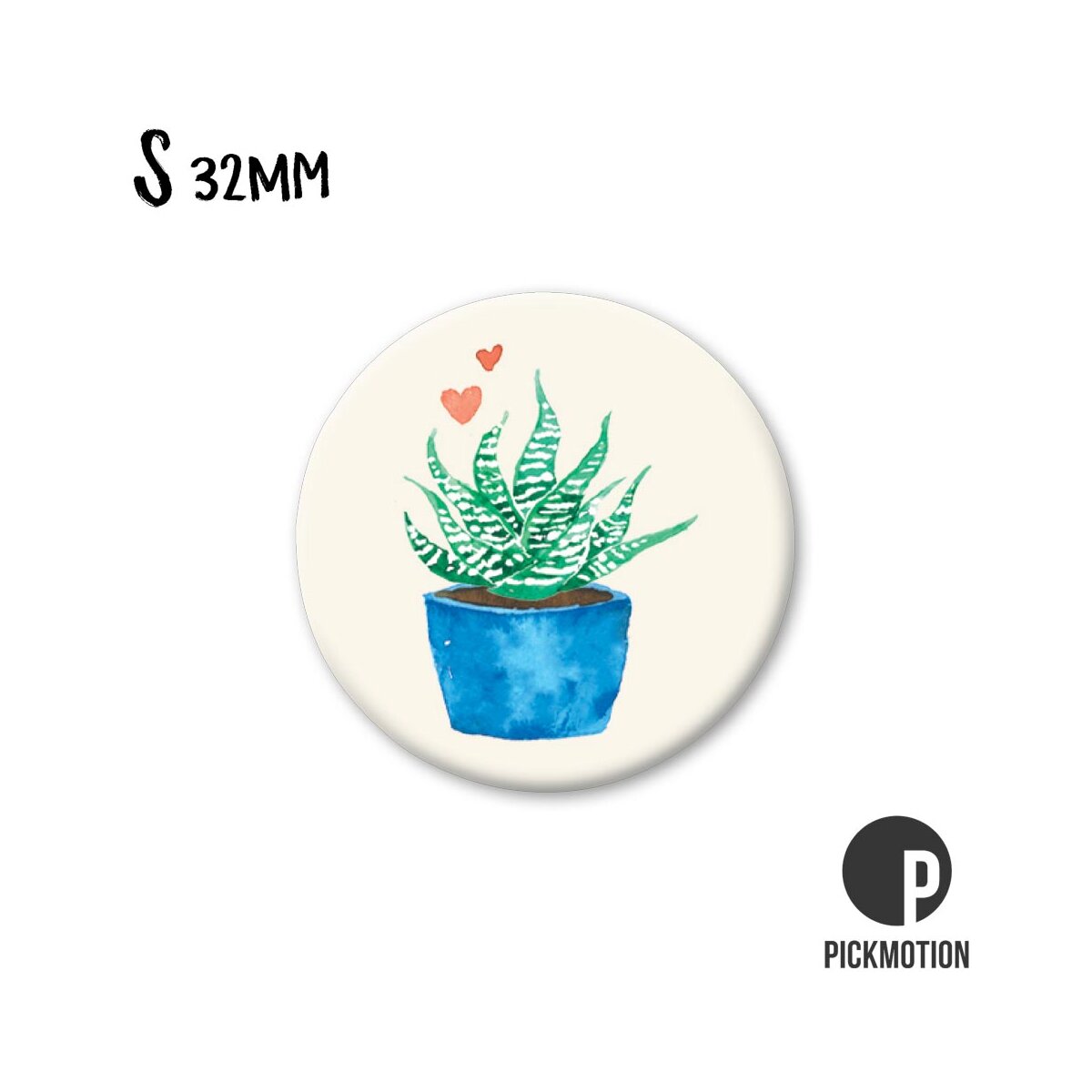 Magnet Taille S "Zebra plante"