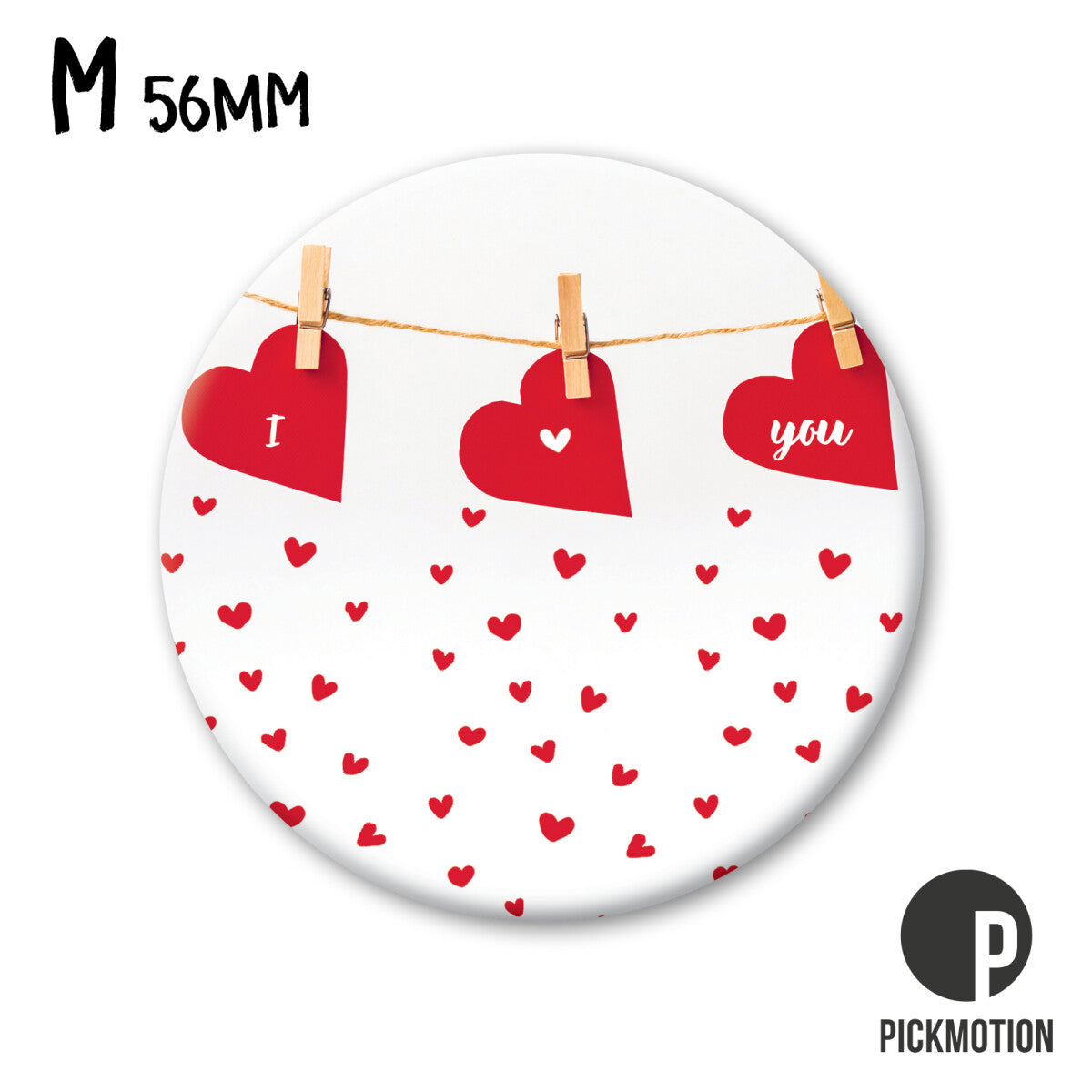 Magnet Taille M "I love you"