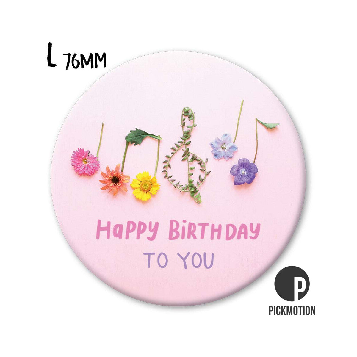 Magnet Taille L "Happy birthday"