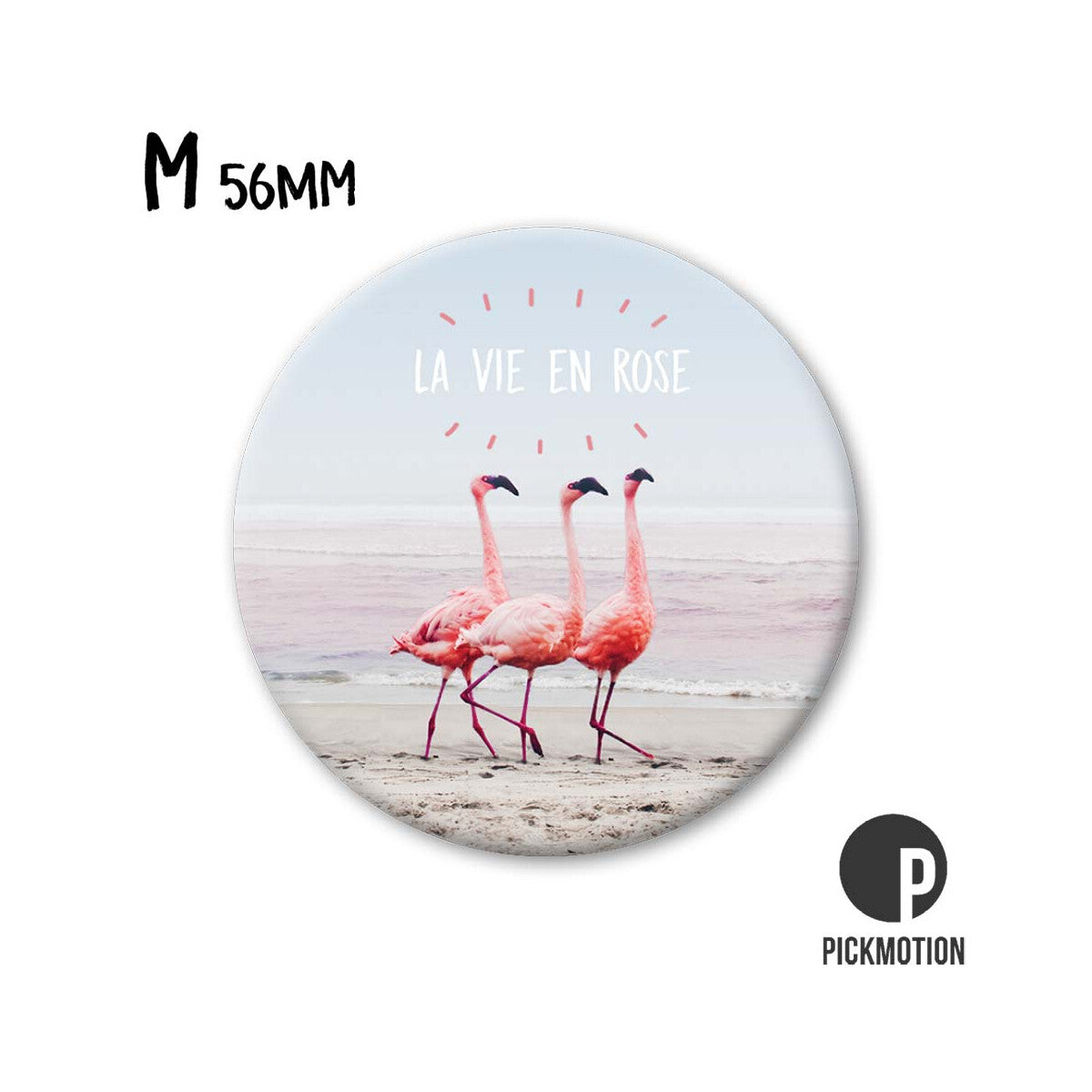 Magnet Taille M "La vie en rose"