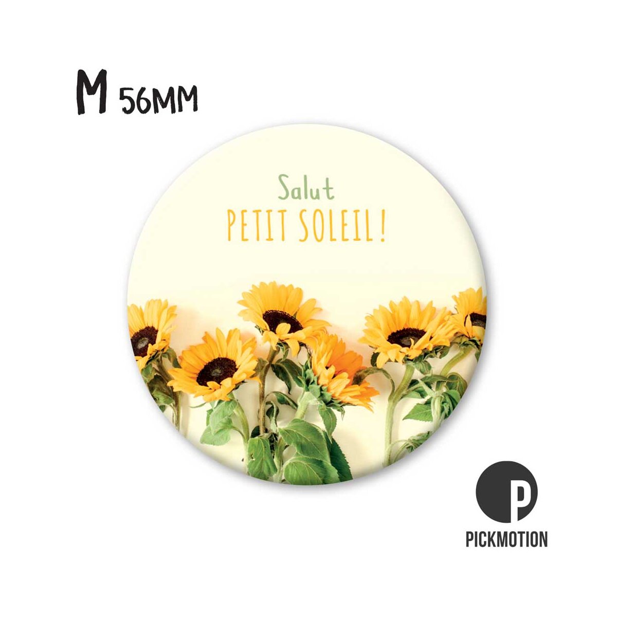 Magnet Taille M "Salut petit soleil"