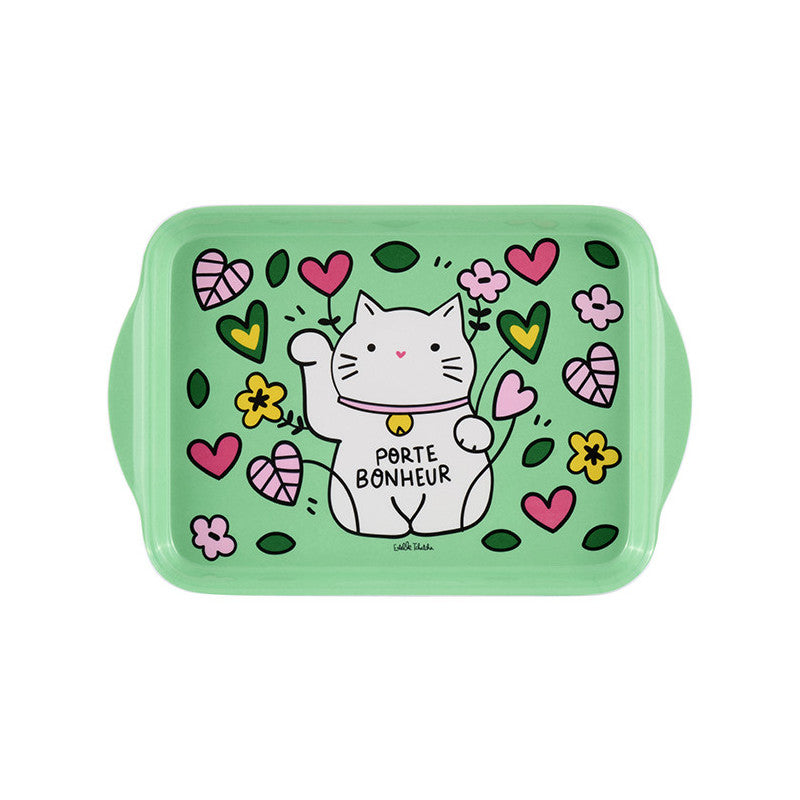 Mini plateau Chat Bonheur